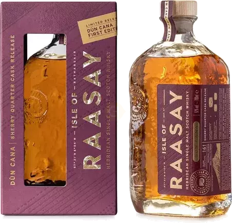 Isle Of Raasay Dun Cana Sherry Quarter Cask Hebridean Single Malt Scotch Whiskey