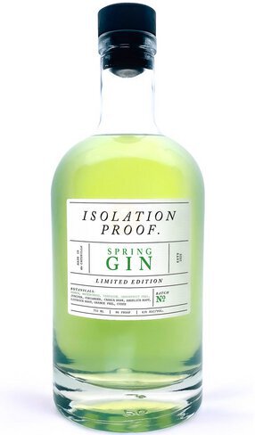 Bovina Spirits Isolation Proof Spring Gin Abv