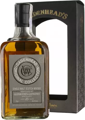 Wm Cadenhead Glenrothes Glenlivet 23 Year Single Malt Scotch Whisky 46 Abv