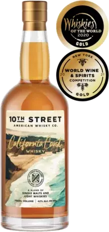 10th Street Blended American Whiskey California Coast Premium