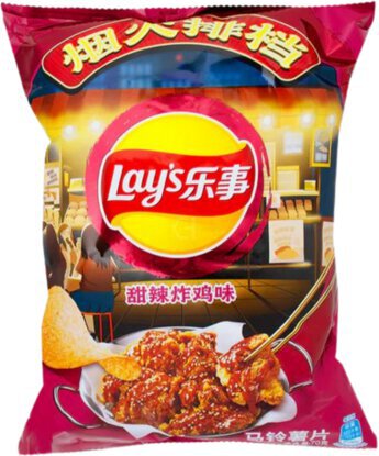 Lays Sweet And Spicy Fried Chiken Potato Chips 70g
