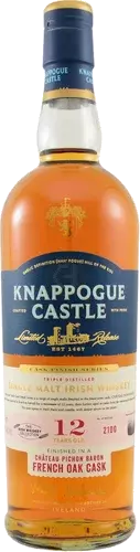 Knappogue Castle Chateau Pichon Baron French Oak Cask Finish Year Single Malt Irish Whiskey