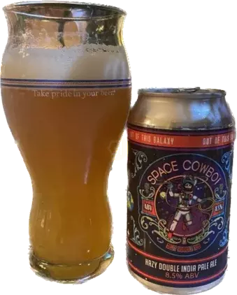 Crooked Space Cowboy Hazy Dbl Ipa Can