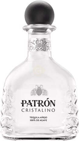 Patron Cristalino Anejo Tequila 375 ml, Mexico