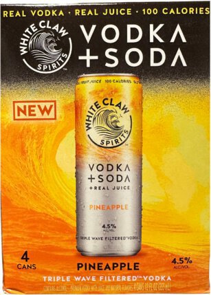 White Claw Pineapple Vodka Soda