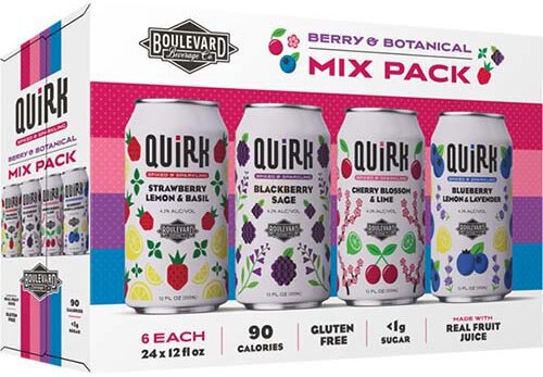 Quirk Berry Seltzer Variety 24 Pack Cans