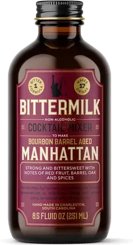 Bittermilk Bourbon Barrel Aged Manhattan Cocktail Mix