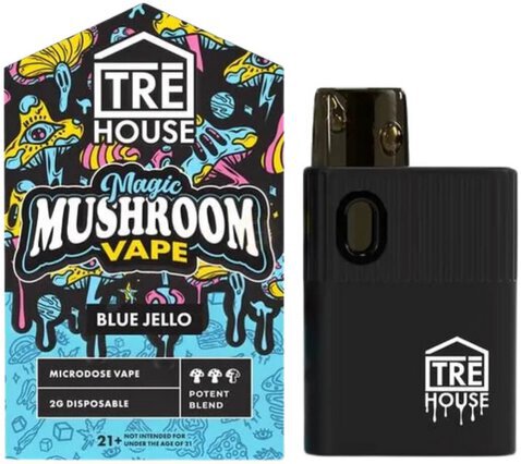 Tre House Magic Mushroom Vape Blue Jello