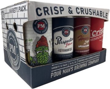 Pour Mans Lager Variety 16oz Can 12pk