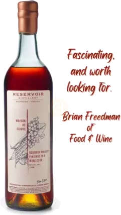 Reservoir Distillery Maison De Cuivre Wine Cask Finish Bourbon Whiskey