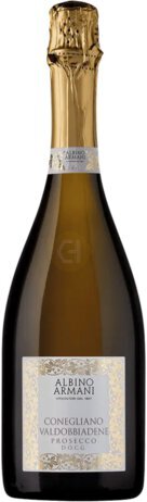 Albino Armani Prosecco Conegliano Valdobbiadene DOCG Extra Dry Gold