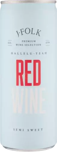 J Folk Red Wine 4x250ml