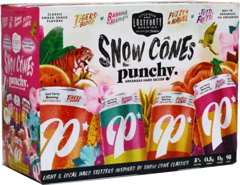 Lost Forty Punchy Snow Cone Mixed Seltzer