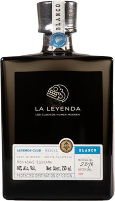 La Leyenda Blanco 100 Agave Tequilana Mezcal Proof