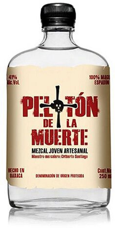 Peloton De La Muerte Mezcal Joven Artesanal Flask