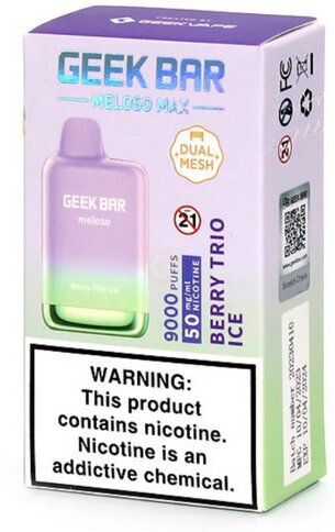 Geek Bar Melso Max 9000 Berry Trio Ice