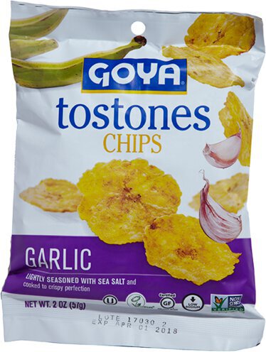 Goya Tostones Chips Garlic Lightly Seasoned With Sea Salt