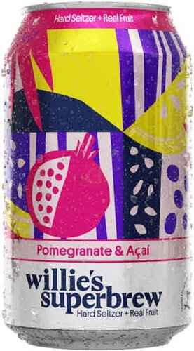 Willies Superbrew Hard Seltzer Pamegranate And Acai Cn