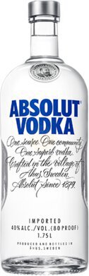 Absolut Vodka W Ginger Beer