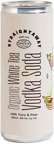 Straightaway Organic White Tea Vodka Soda With Yuzu & Pear Abv