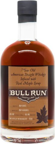 Bull Run 7yr American Whiskey Infused With Real Maple Syrup