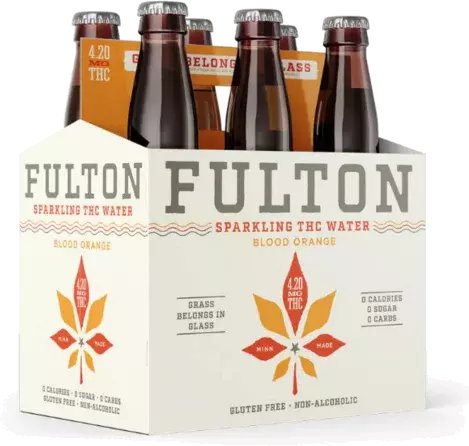 Fulton Blood Orange Sparkling Thc Water Pk D
