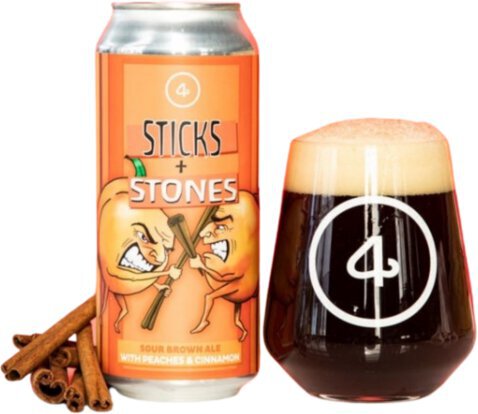 4 Noses Sticks & Stones Sour Brown Ale 4cn
