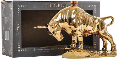 Horos Long Horn Gold Bull Bourbon Whiskey