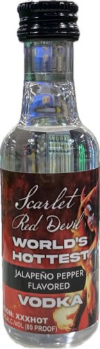 Scarlet Red Red Devil Jalapeno Pepper Vodka