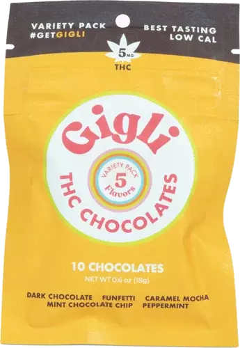 GIGLI THC CHOCOLATES VRTY