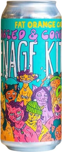 Fat Orange Cat Super Yellow Haze Dazed And Confused Teenage Kittens Ipa