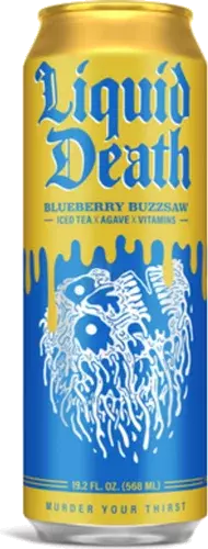 Liquid Death Blueberry Buzzsaw