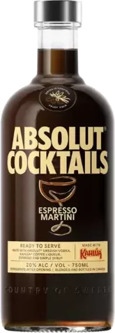 Absolut Cocktails Espresso Martini