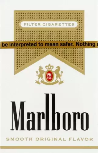 Marlboro Gold Pack Lights Box