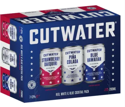Cutwater Red White Blue Cocktail Pack