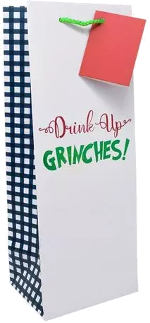 Drink Up Grinches Gift Bag