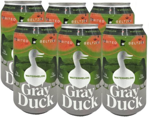 Gray Duck Watermelon Sltz Sgl