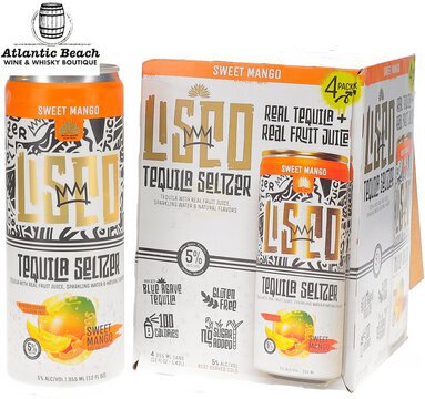Lisco Sweet Mango 4 Pack Tequila Soda