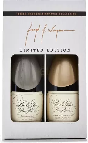 Belle Glos Pinot Noir Holiday Wax Variety Each Las Alturas & Clark & Telephone Vineyard W Gift