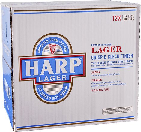 HARP LAGER 12OZ NR 12PK