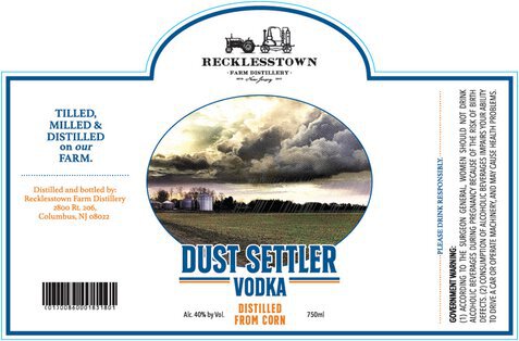 Dust Setter Vodka Disilled From Corn