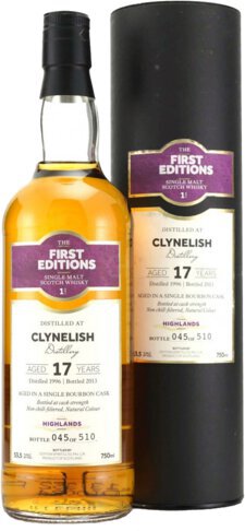 Clynelish 17 Years Old Single Malt First Editions Single Bourbon Cask