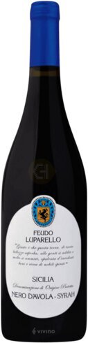 Feudo Luparello Sicilia Nero D'avola Syrah Italy Sicily Organic