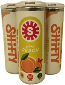 Shifty Sodas & Seltz Peach Seltzer