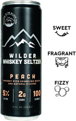 Wilder Whiskey Seltzer Peach