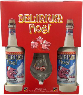 Delirium Noel Gift Box W Glass