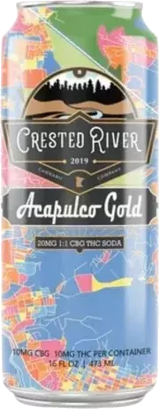 Crested River Acapulco Gold 10mg Thc & Cbd