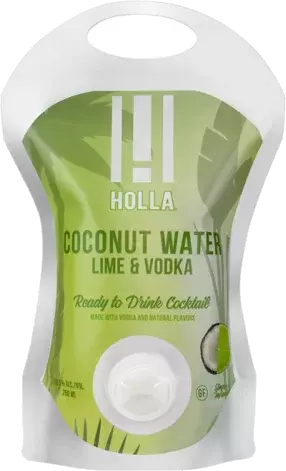 Holla Coconut Lime Rtd Pouch