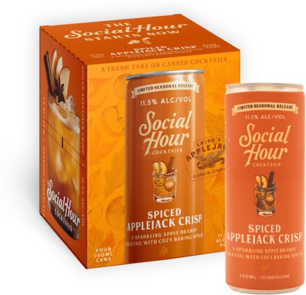 Social Hour Spiced Applejack Crisp Rtd Cocktail
