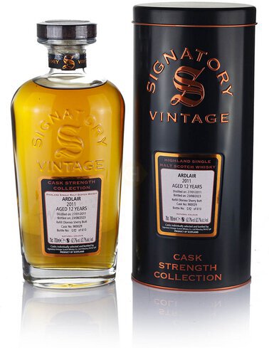 Signatory Vintage Ardmore Highland Single Malt Scotch Whisky Distilled 12yr Abv